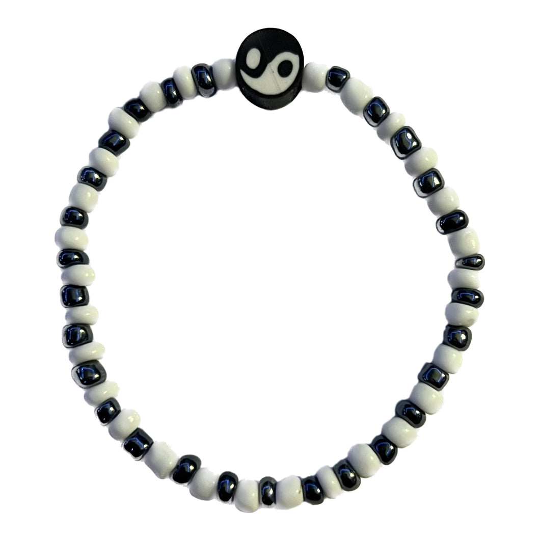 Black and White Yin Yang Bracelet