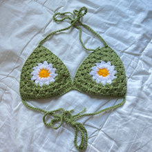 Load image into Gallery viewer, Green Flower Bralette
