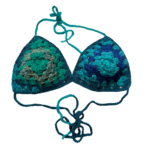 Aquamarine Crochet Bralette