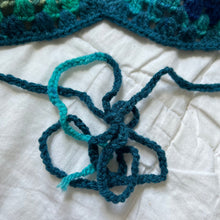 Load image into Gallery viewer, Aquamarine Crochet Bralette
