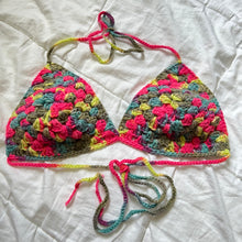 Load image into Gallery viewer, Raspberry Salad Crochet Bralette
