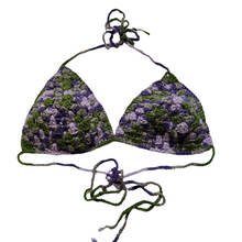 Load image into Gallery viewer, Purple Camo Crochet Bralette

