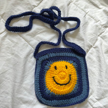 Load image into Gallery viewer, Navy Blue Smiley Face Crossbody
