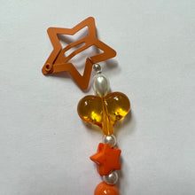 Load image into Gallery viewer, Orange Star Hair Clip
