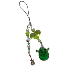 Load image into Gallery viewer, Green Creature Phone Charm
