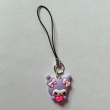 Load image into Gallery viewer, Purple Love Bunny Phone Charm
