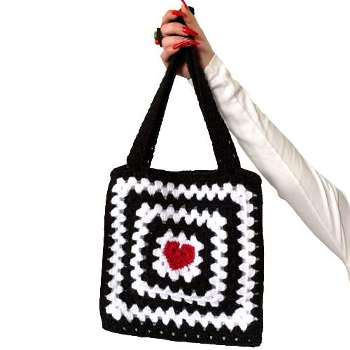 The Lovers Bag - Black and White