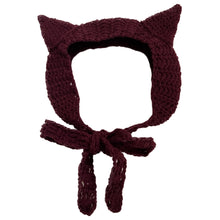 Load image into Gallery viewer, Burgundy Devil Hat Wrap
