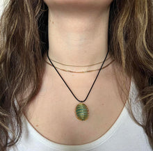 Load image into Gallery viewer, Gold Aventurine Wrapped Necklace
