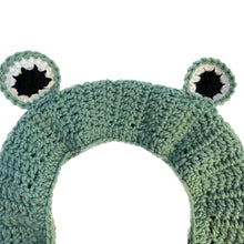 Load image into Gallery viewer, Seafoam Green Frog Hat Wrap

