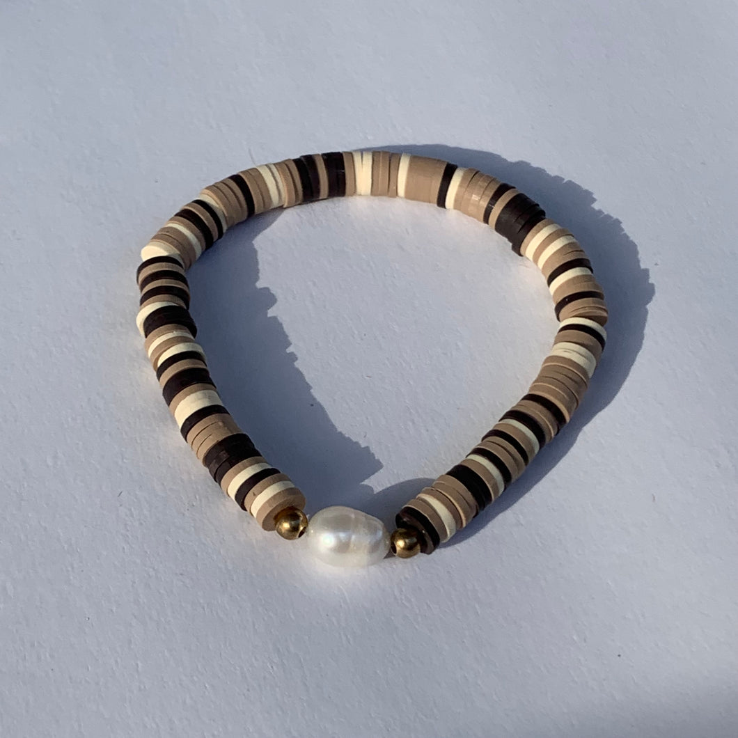 Brown Freshwater Pearl Bracelet