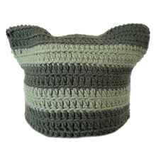 Load image into Gallery viewer, Green Striped Cat Hat
