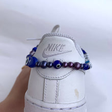 Load image into Gallery viewer, Blue Be Happy Shoe Charm
