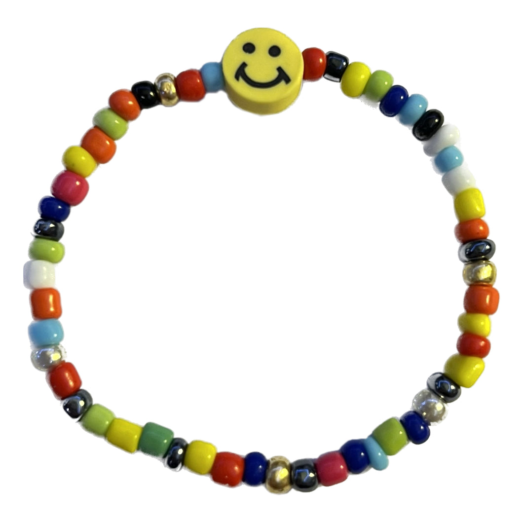Colourful Smiley Face Bracelet