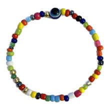 Load image into Gallery viewer, Colourful Evil Eye Bracelet

