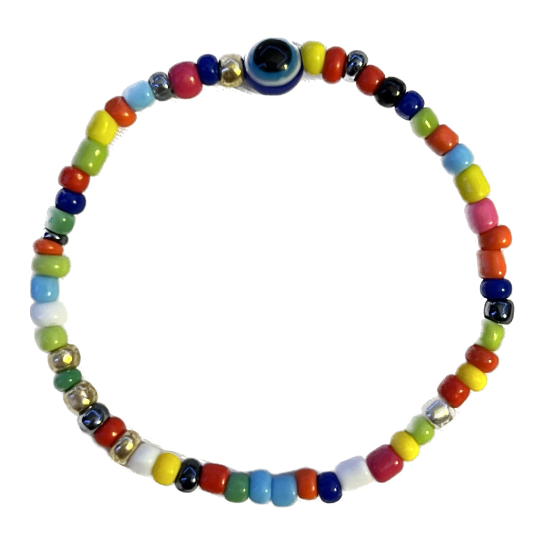 Colourful Evil Eye Bracelet