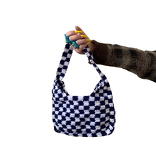 Load image into Gallery viewer, Checkerboard Bag - Navy
