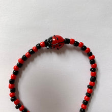 Load image into Gallery viewer, Ladybug Bead Bracelet
