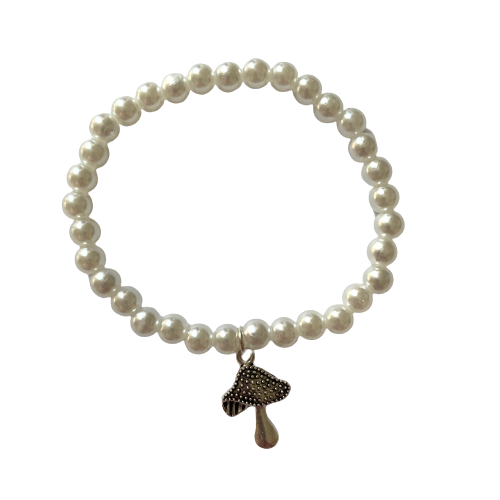 Mushroom Pearl Bracelet