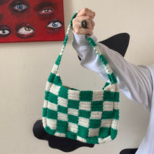 Load image into Gallery viewer, Big Checkerboard Bag - Green
