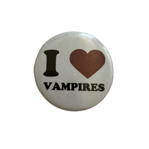 I Love Vampires Pin
