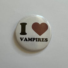 Load image into Gallery viewer, I Love Vampires Pin
