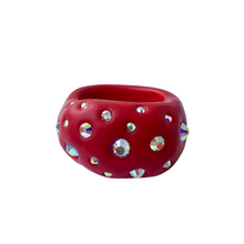 Load image into Gallery viewer, Red Bling Ring
