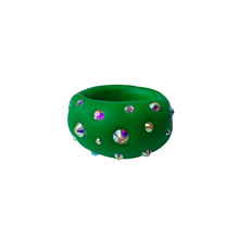 Load image into Gallery viewer, Green Bling Ring
