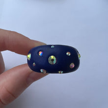 Load image into Gallery viewer, Navy Blue Bling Ring
