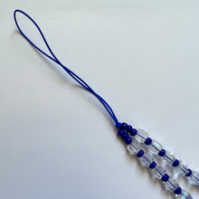 Load image into Gallery viewer, Blue Crystal Phone Charm
