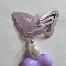 Load image into Gallery viewer, Purple Butterfly Hair Clip
