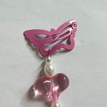 Load image into Gallery viewer, Pink Butterfly Hair Clip
