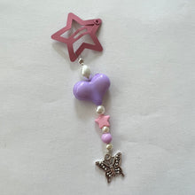 Load image into Gallery viewer, Pink and Purple Star Hair Clip
