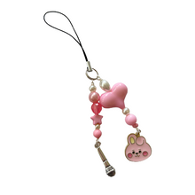Load image into Gallery viewer, Pink Bunny Phone Charm
