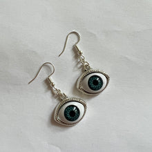 Load image into Gallery viewer, Blue Eye Earrings
