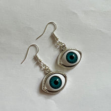 Load image into Gallery viewer, Blue Eye Earrings
