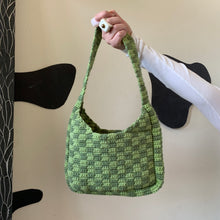 Load image into Gallery viewer, Checkerboard Bag - All Green
