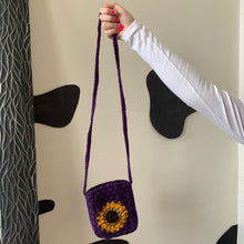 Load image into Gallery viewer, Purple Sunflower Crossbody
