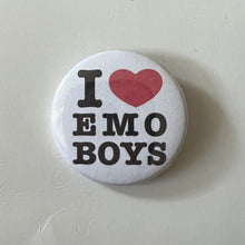Load image into Gallery viewer, I Love Emo Boys Pin

