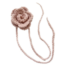 Load image into Gallery viewer, Light Pink Crochet Rose Choker
