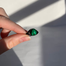 Load image into Gallery viewer, Green Tigers Eye Wire Wrapped Ring
