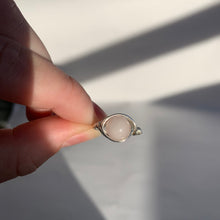 Load image into Gallery viewer, 8mm Rose Quartz Wire Wrapped Ring
