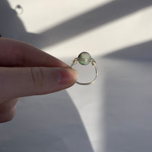 Load image into Gallery viewer, Jade Wire Wrapped Ring
