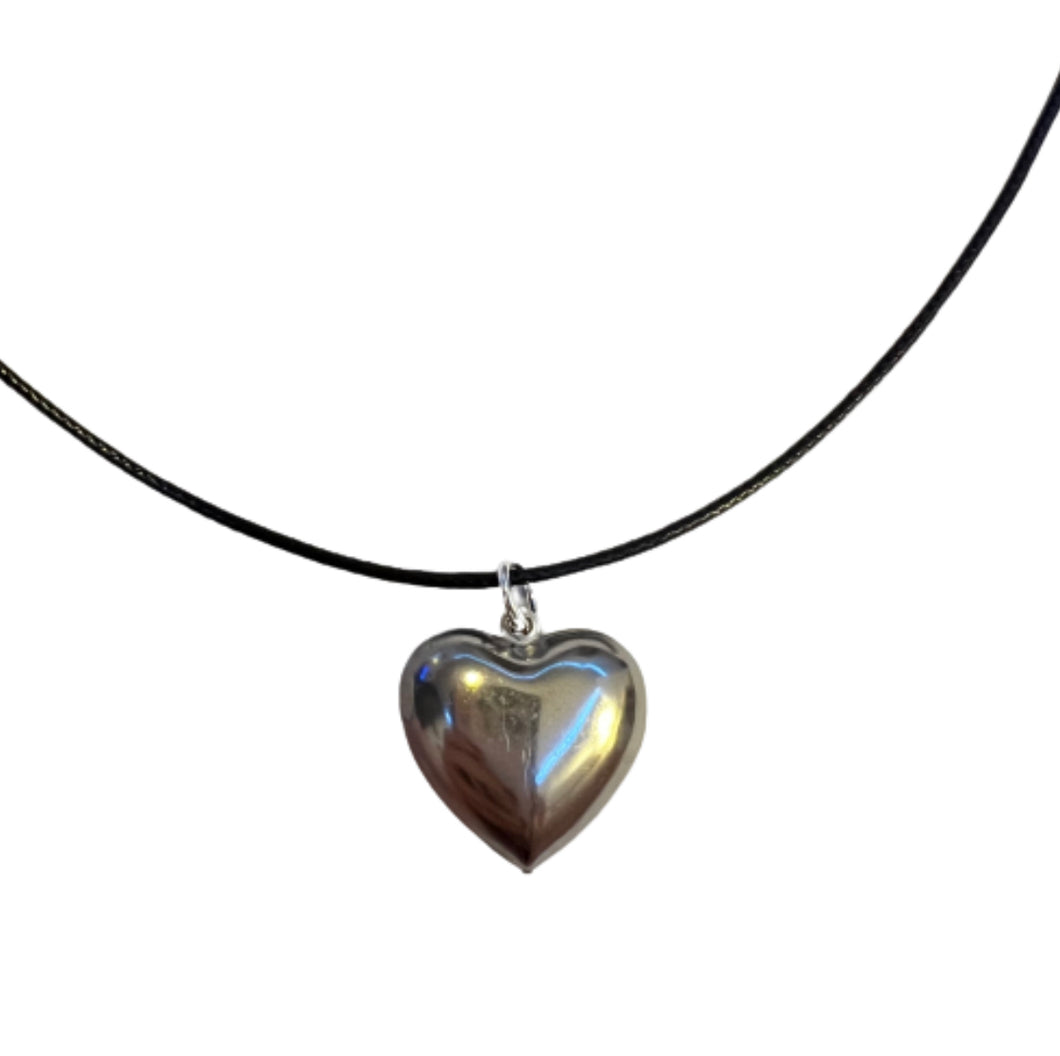 Silver Small Heart Necklace