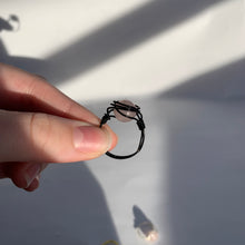 Load image into Gallery viewer, 10mm Rose Quartz Wire Wrapped Ring
