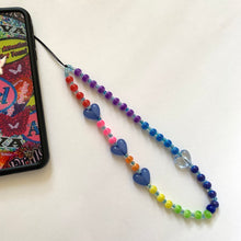 Load image into Gallery viewer, Rainbow Striped Phone Charm
